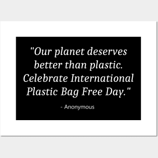 Plastic Bag Free Day Posters and Art